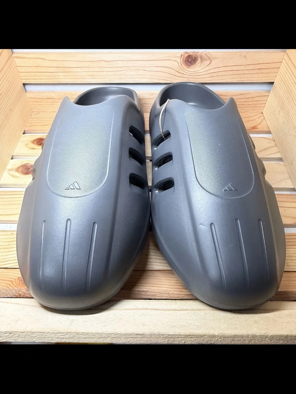 Adidas adiFOM IlInfinity Grey Mule Clogs Slides JI0402 Men’s Size 14 New w/Tags